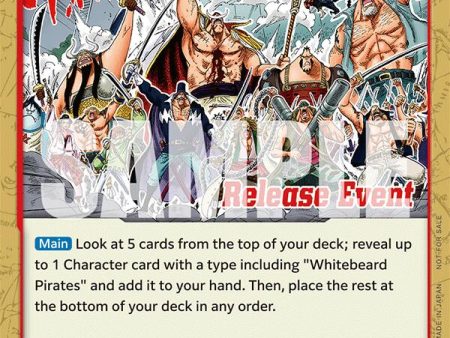 Whitebeard Pirates (ST15 - ST20 Release Event Pack) [One Piece Promotion Cards] Supply