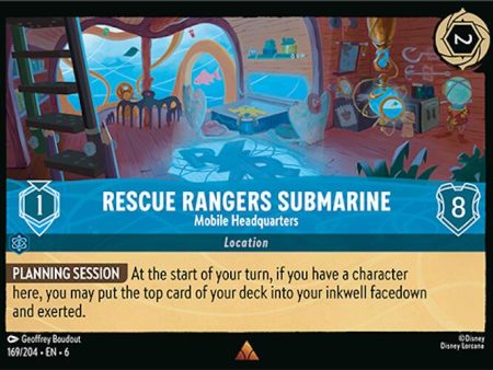 Rescue Rangers Submarine - Mobile Headquarters (169 204) [Azurite Sea] Online Hot Sale