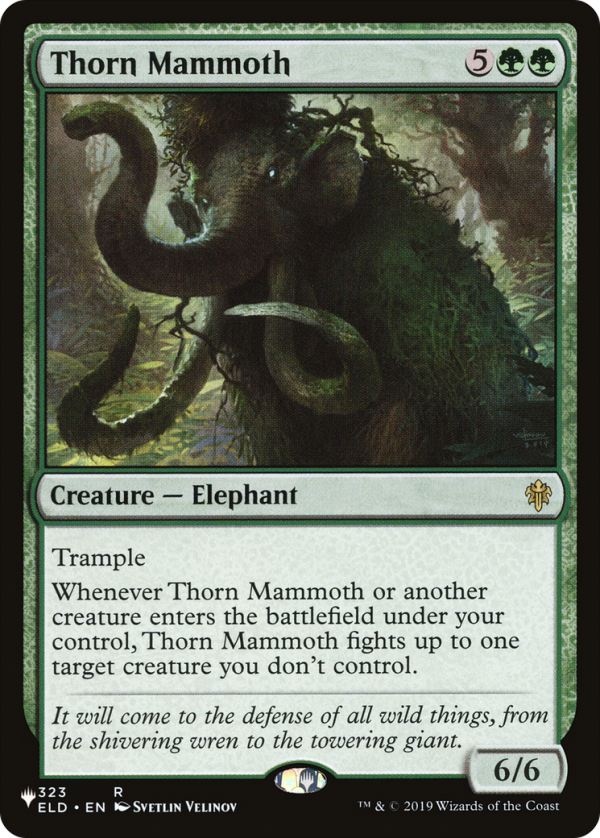 Thorn Mammoth [The List Reprints] For Sale