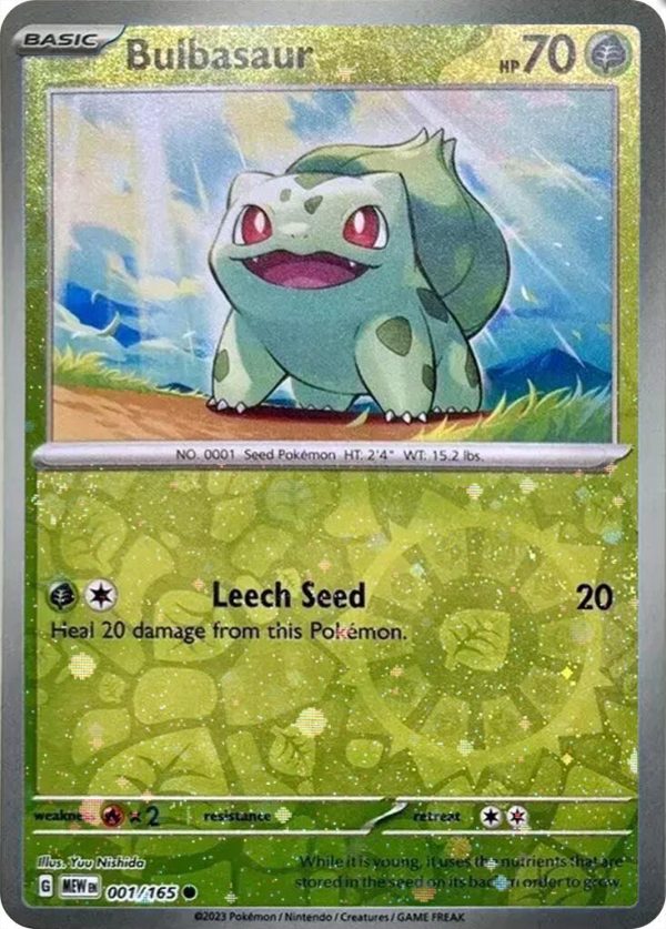 Bulbasaur (001 165) (Cosmos Holo) (Costco Exclusive) [Miscellaneous Cards] For Cheap