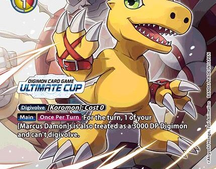 Agumon [BT13-008] (Ultimate Cup 2024) [Versus Royal Knights Booster] on Sale