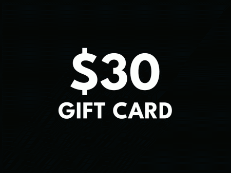 $ 30 Gift Card For Discount