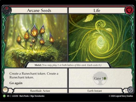 Arcane Seeds    Life - LGS350 [LGS350] (Promo)  Cold Foil For Discount