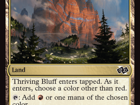 Thriving Bluff [Foundations Jumpstart] For Cheap