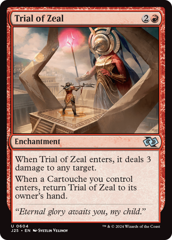 Trial of Zeal [Foundations Jumpstart] on Sale